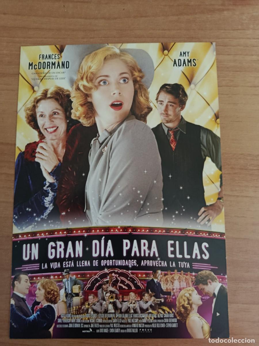 Cine: G35-- GUIA DE LA PELICULA ---UN GRAN DIA PARA ELLAS