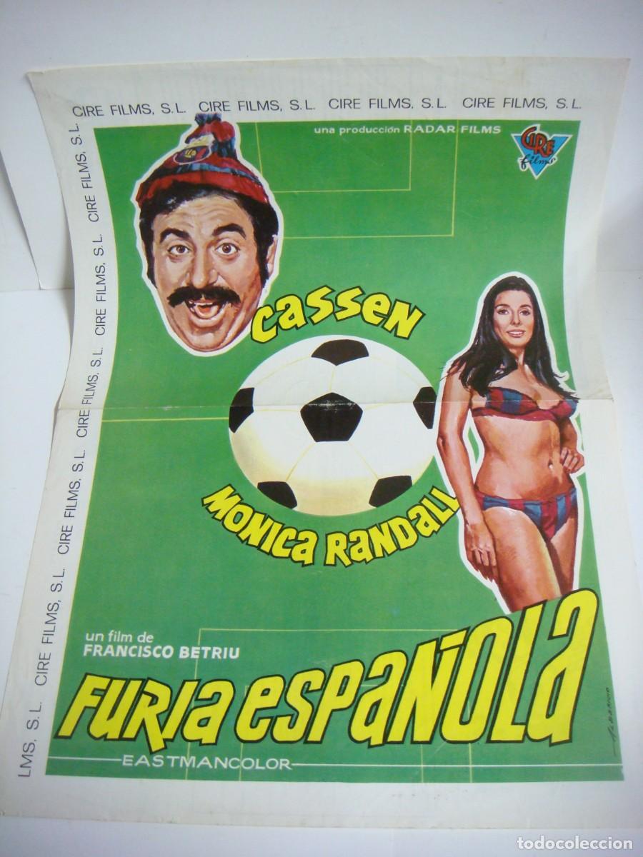 Cine: GUIA PUBLICITARIA DE FURIA ESPA&Ntilde;OLA CON CASSEN Y MONICA RANDALL-CAR-N&ordm;-1