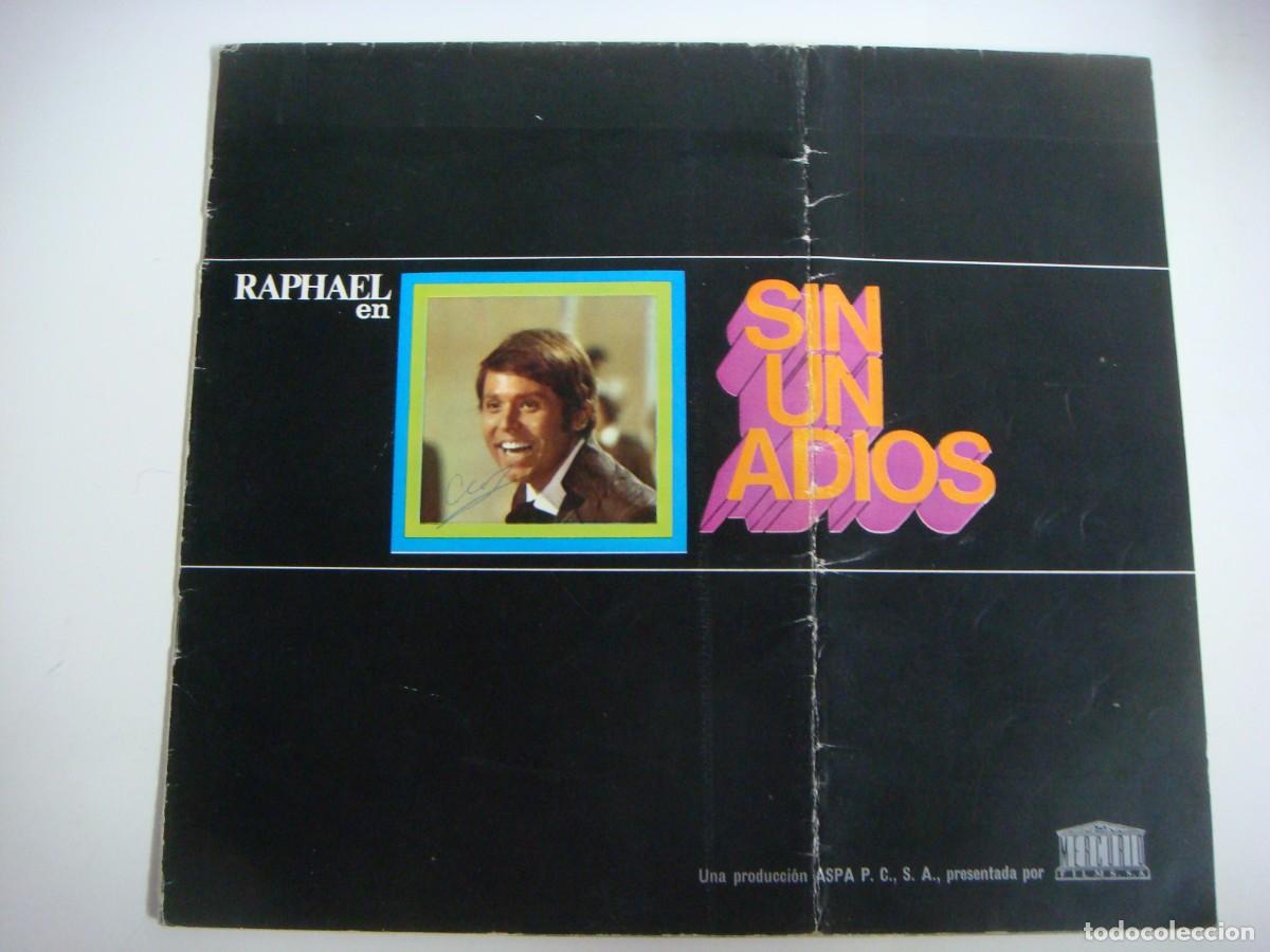 Cine: GUIA PUBLICITARIA DE SIN UN ADIOS RAPHAEL-CAR-N&ordm;-1