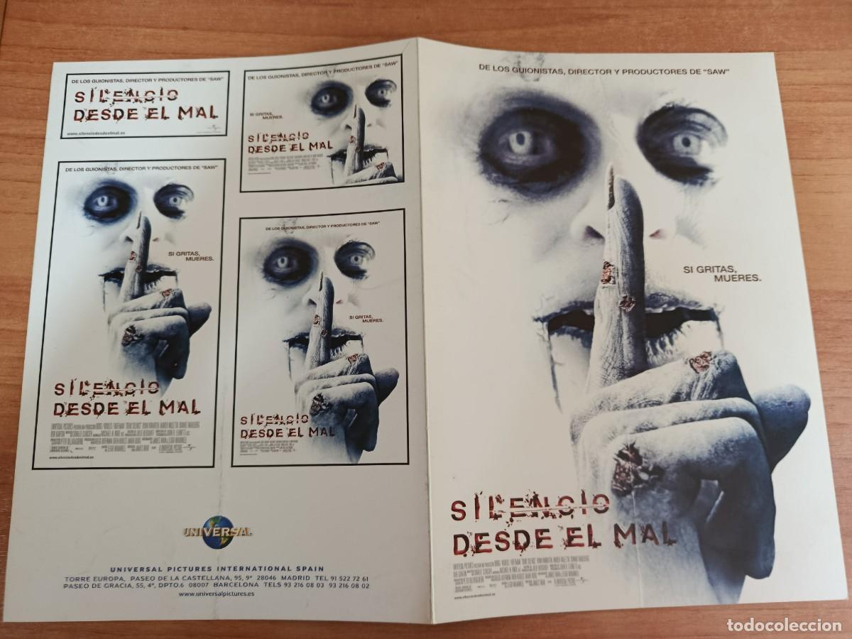 Cine: G35-- GUIA DE LA PELICULA -- SILENCIO DESDE EL MAL