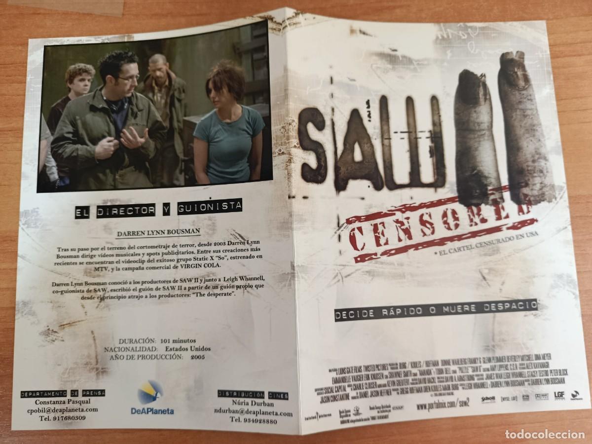 Cine: G35-- GUIA DE LA PELICULA -- SAW 2