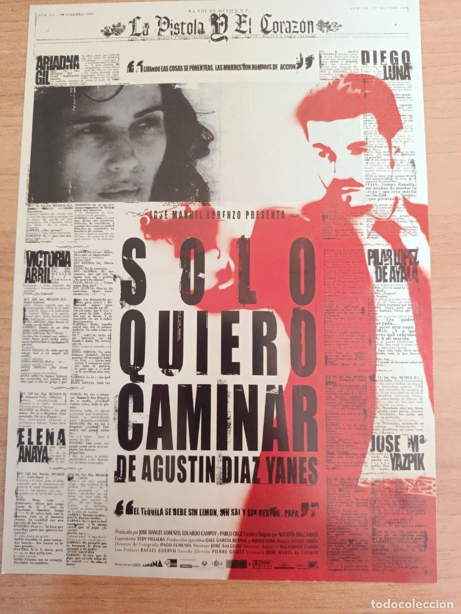 Cine: G35-- GUIA DE LA PELICULA -- SOLO QUIERO CAMINAR