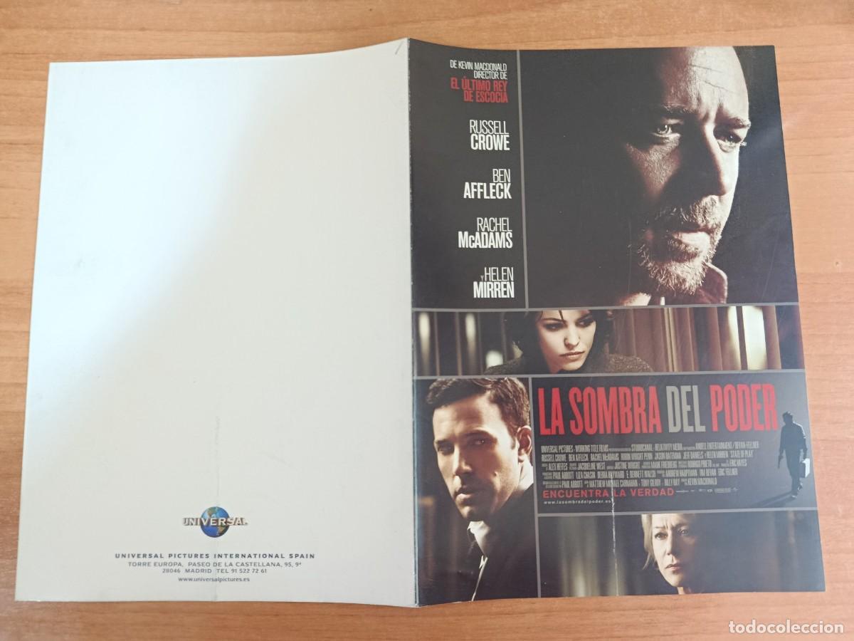 Cine: G35-- GUIA DE LA PELICULA -- LA SOMBRA DEL PODER