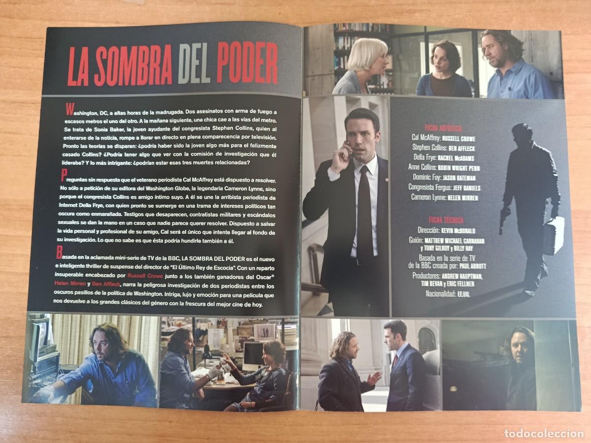 Cine: G35-- GUIA DE LA PELICULA -- LA SOMBRA DEL PODER - Foto 2