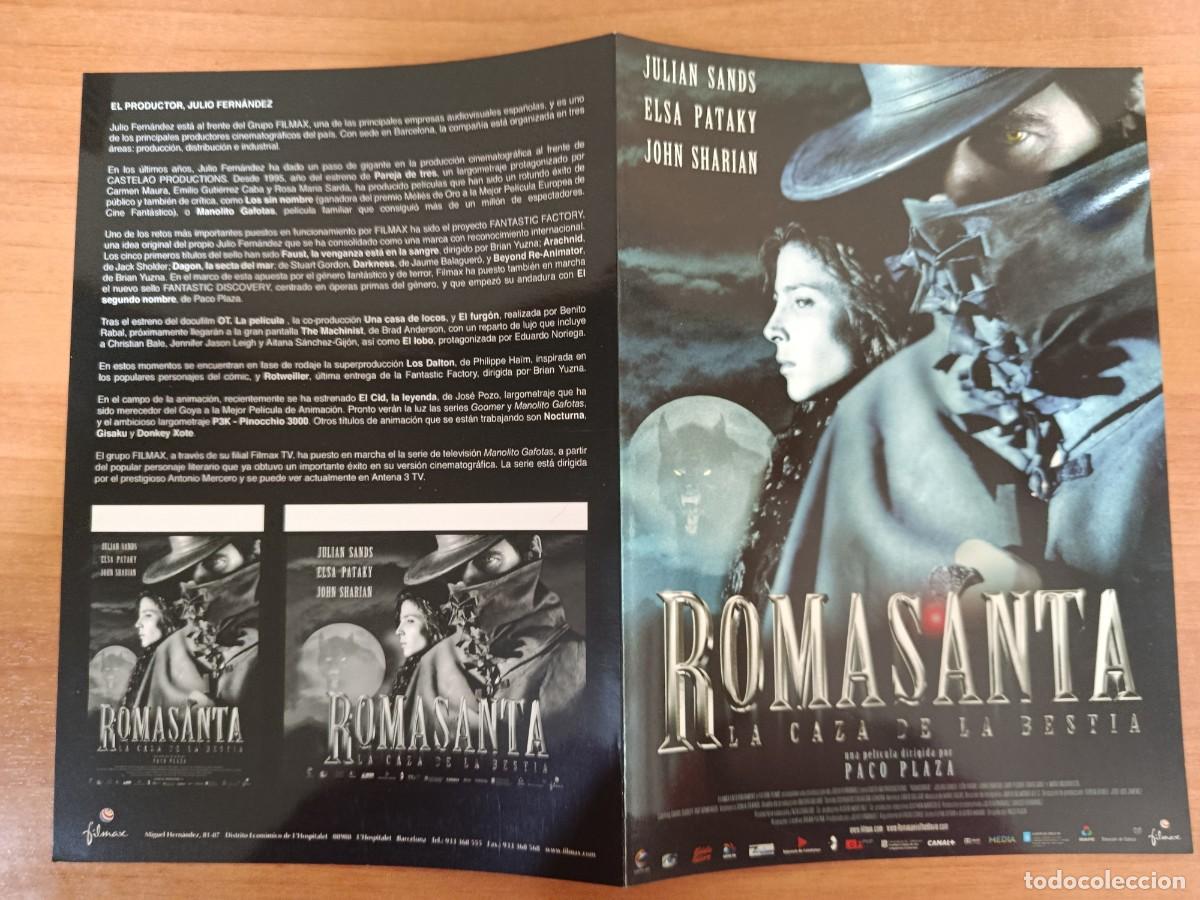 Cine: G35-- GUIA DE LA PELICULA -- ROMASANTA LA CAZA DE LA BESTIA