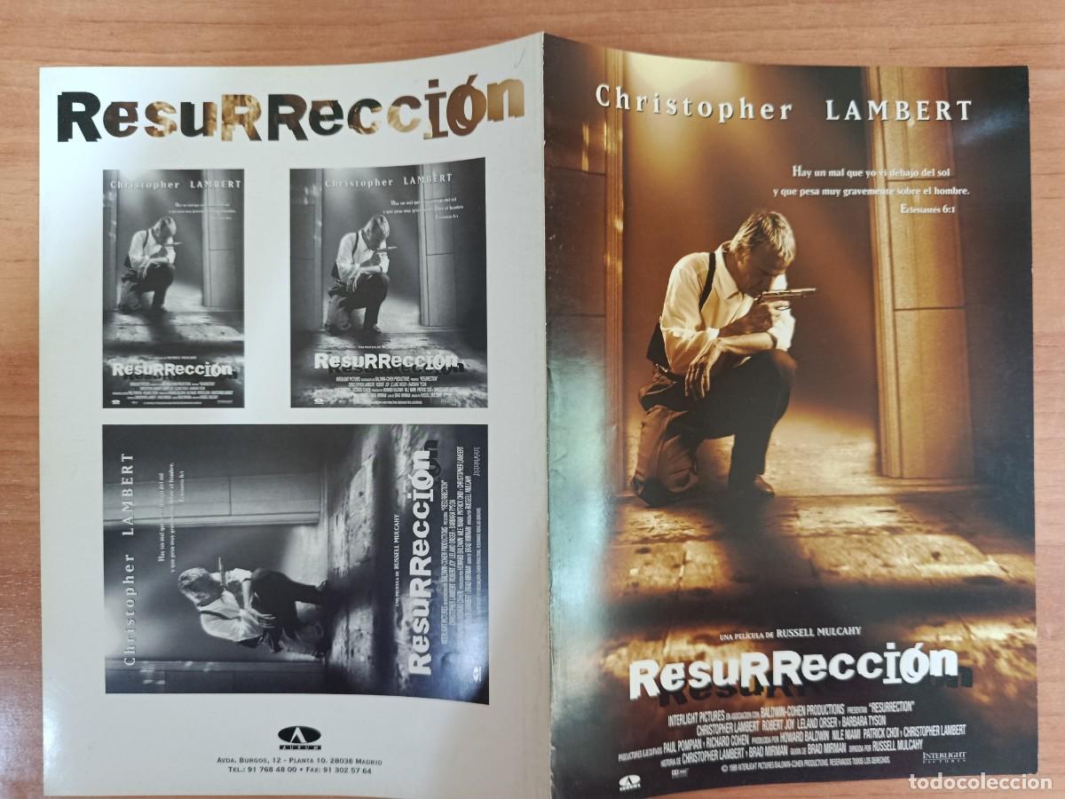 Cine: G35-- GUIA DE LA PELICULA -- RESURRECCION