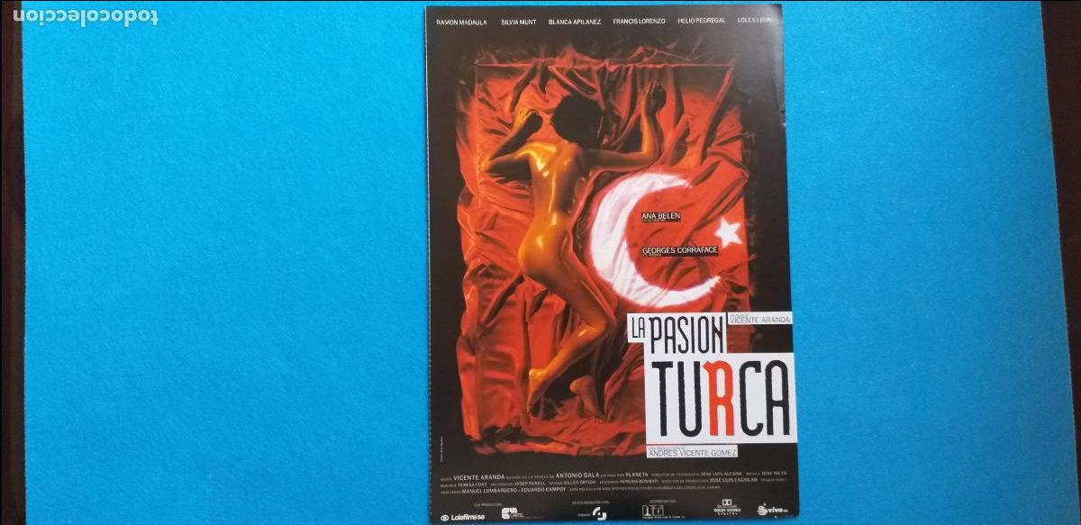 Cine: Guia SIMPLE: La pasi&oacute;n turca. Ana Bel&eacute;n, Georges Corraface, Silvia Munt, V. Aranda