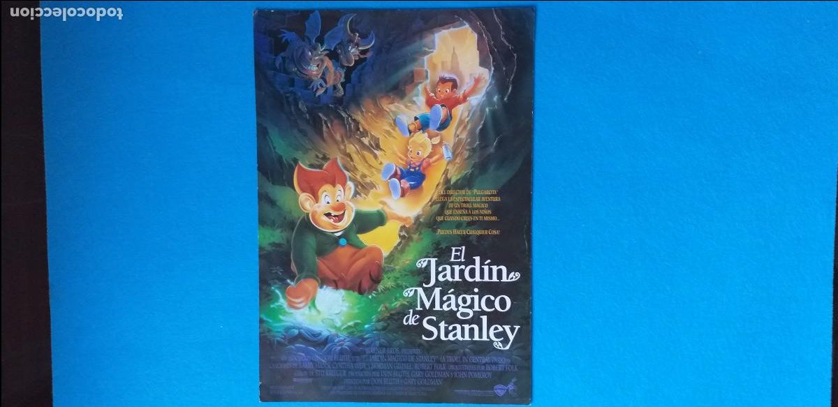 Cine: Guia SIMPLE: El jard&iacute;n m&aacute;gico de Stanley. Dibujos animados. Dir. Don Bluth. Warner 1994