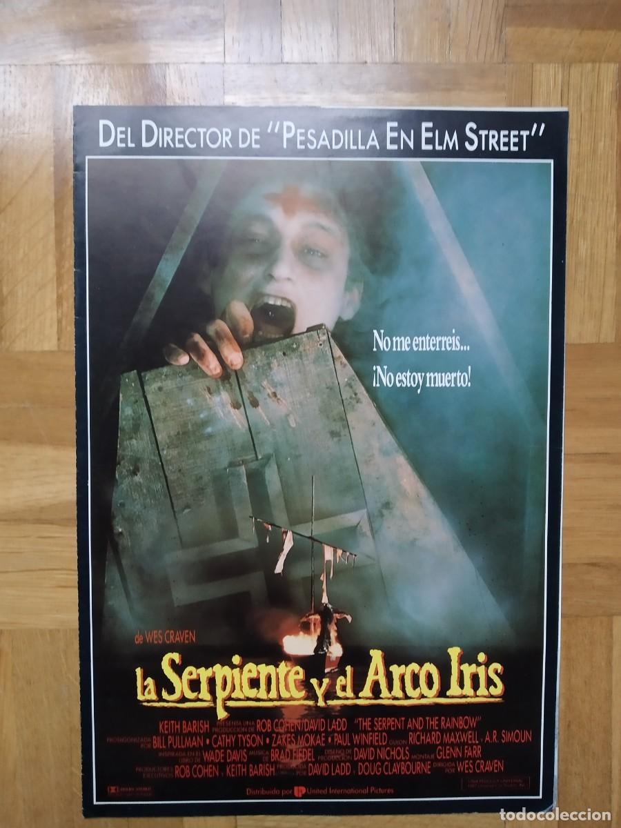 Cinema: GUIA DOBLE PELICULA LA SERPIENTE Y EL ARCO IRIS DE WES CRAVEN DIRECTOR DE PESADILLA EN ELM STREET