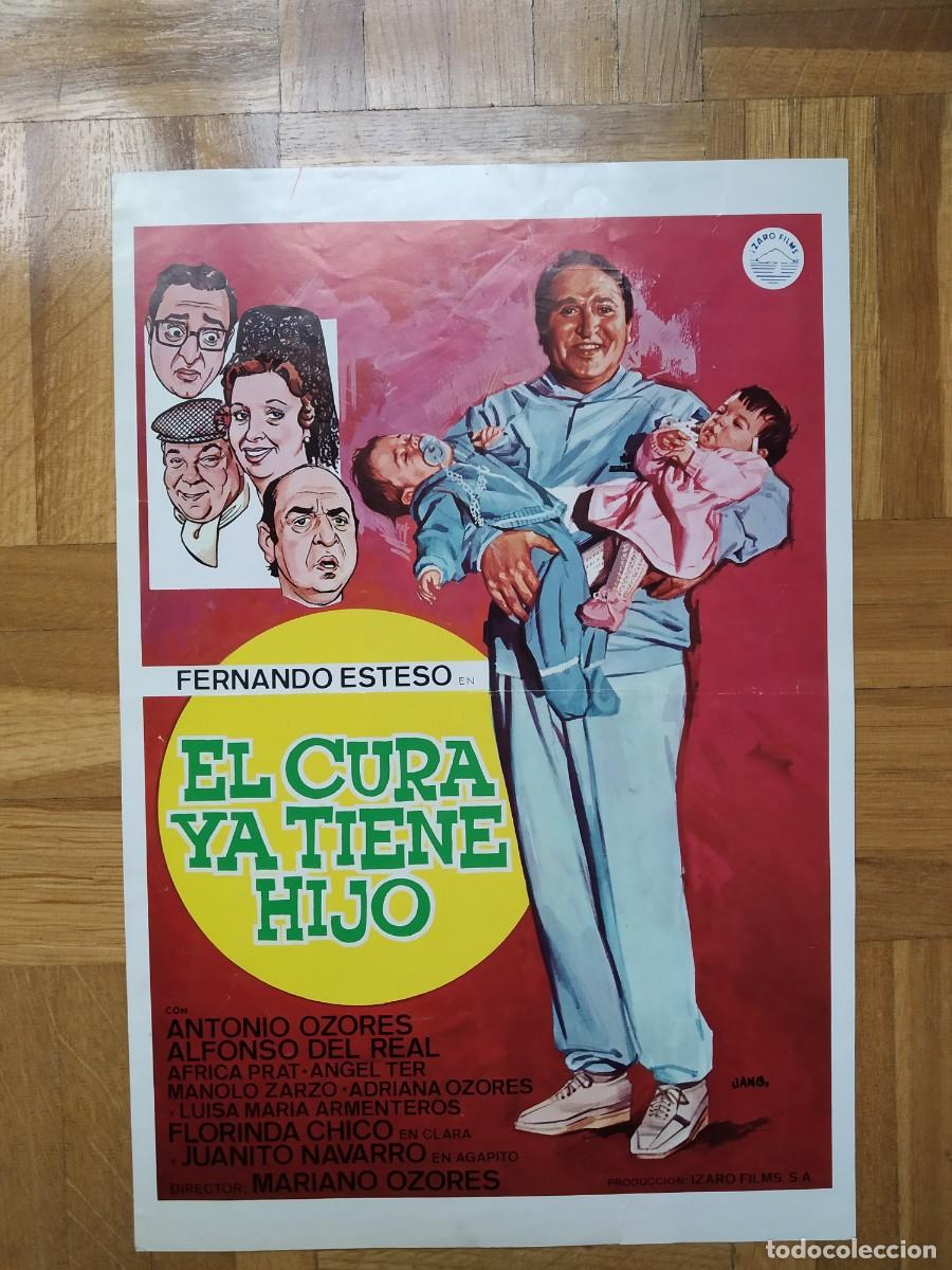 Cinema: GUIA EL CURA YA TIENE HIJO FERNANDO ESTESO ANTONIO OZORES ALFONSO DEL REAL AFRICA PRAT J NAVARRO