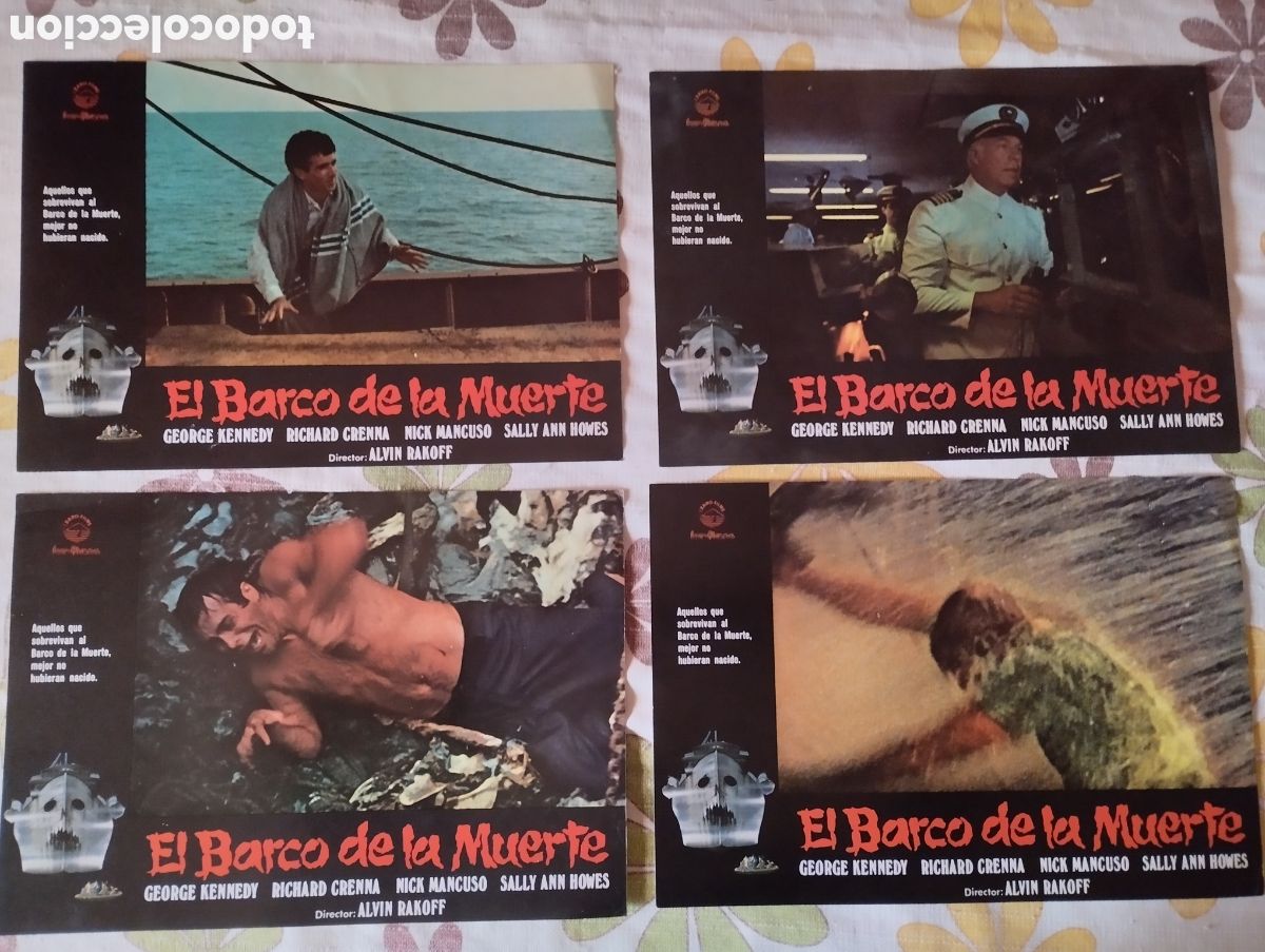 Cine: 4 FOTOCROMOS - EL BARCO DE LA MUERTE