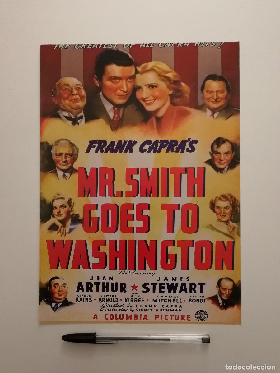 Cine: FICHA COLECCIONABLE -A4- Caballero sin espada - JAMES STEWART - JEAN ARTHUR