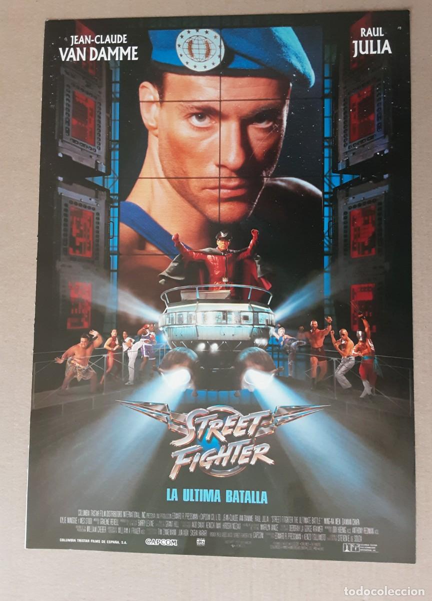 Cine: STREET FIGHTER LA ULTIMA BATALLA, JEAN-CLAUDE VAN DAMME, RA&Uacute;L JULIA.