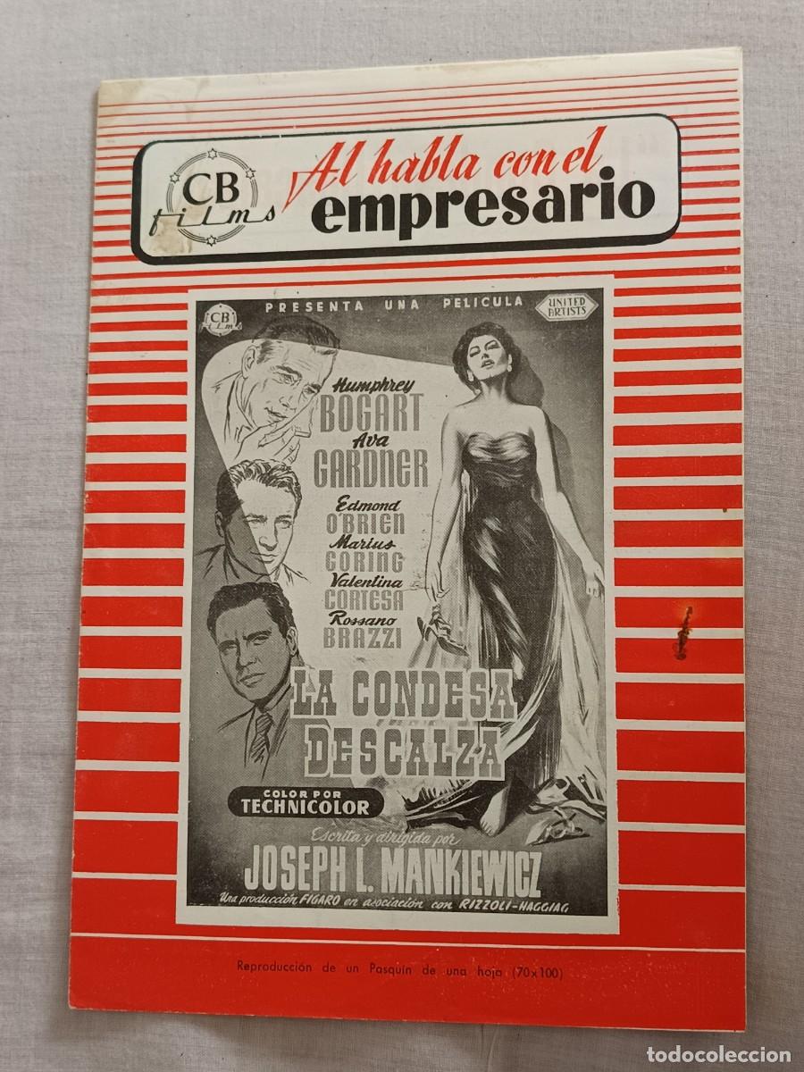 Cine: GUIA DE CINE 10 PAGINAS LA CONDESA DESCALZA HUMPHREY BOGART AVA GARDNER