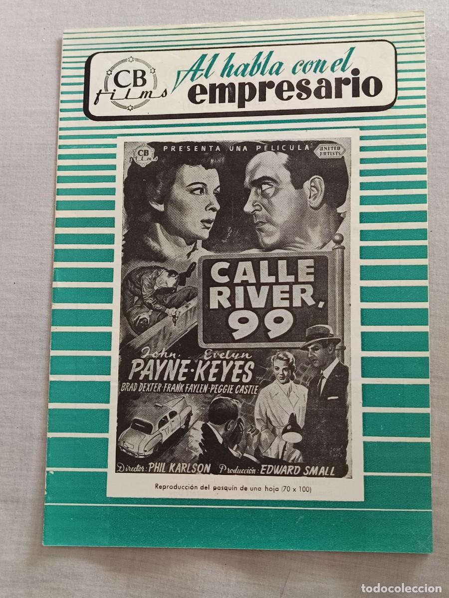 Cinema: GUIA DE CINE 8 PAGINAS CALLE RIVER 99 JOHN PAYNE