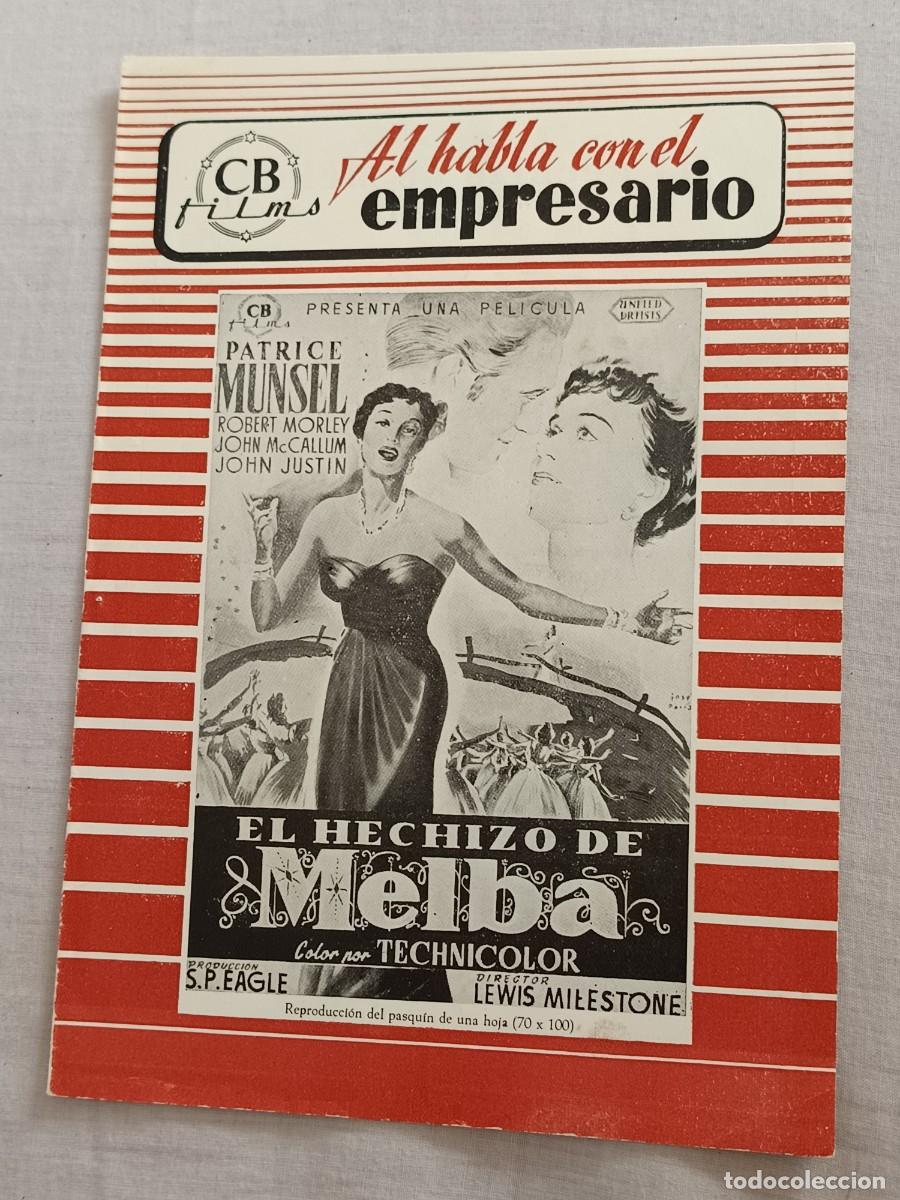 Cin&eacute;ma: GUIA DE CINE 8 PAGINAS EL HECHIZO DE MELBA PATRICE MUNSEL