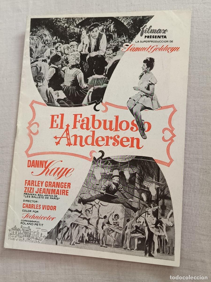 Kino: GUIA DE CINE LIBRITO 20 PAGINAS EL FABULOSO ANDERSEN DANNY KAYE