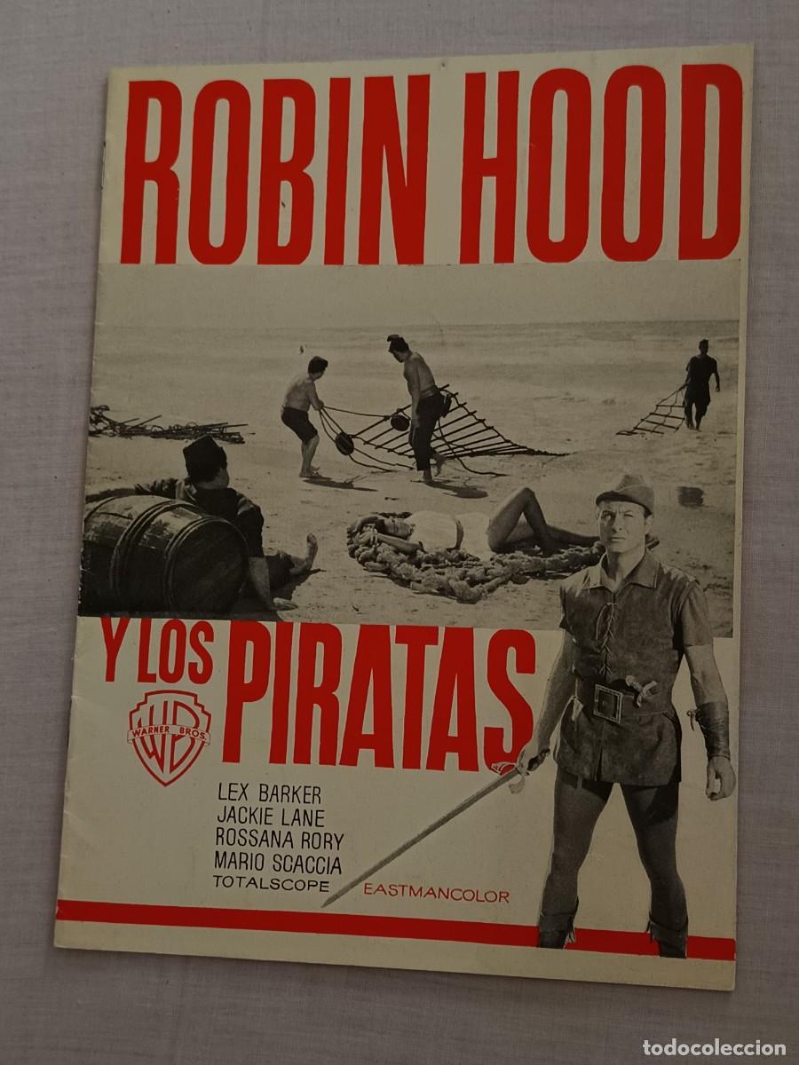 Cine: GUIA DE CINE TIPO LIBRITO 12 PAGINAS ROBIN HOOD Y LOS PIRATAS LEX BARKER