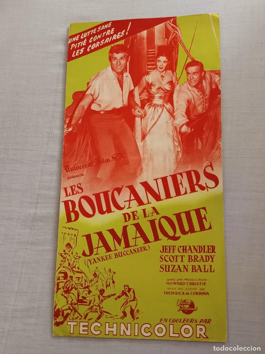 Cine: GUIA DE CINE FRANCESA TRIPLE LES BUCANIERS DE LA JAMAIQUE(YANKEE BUCCANEER) JEFF CHANDLER