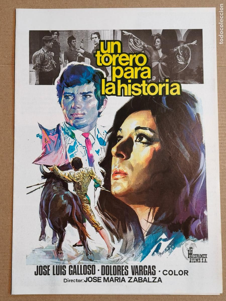 Cine: UN TORERO PARA LA HIST&Ograve;RIA GUIA DE CINE 1974