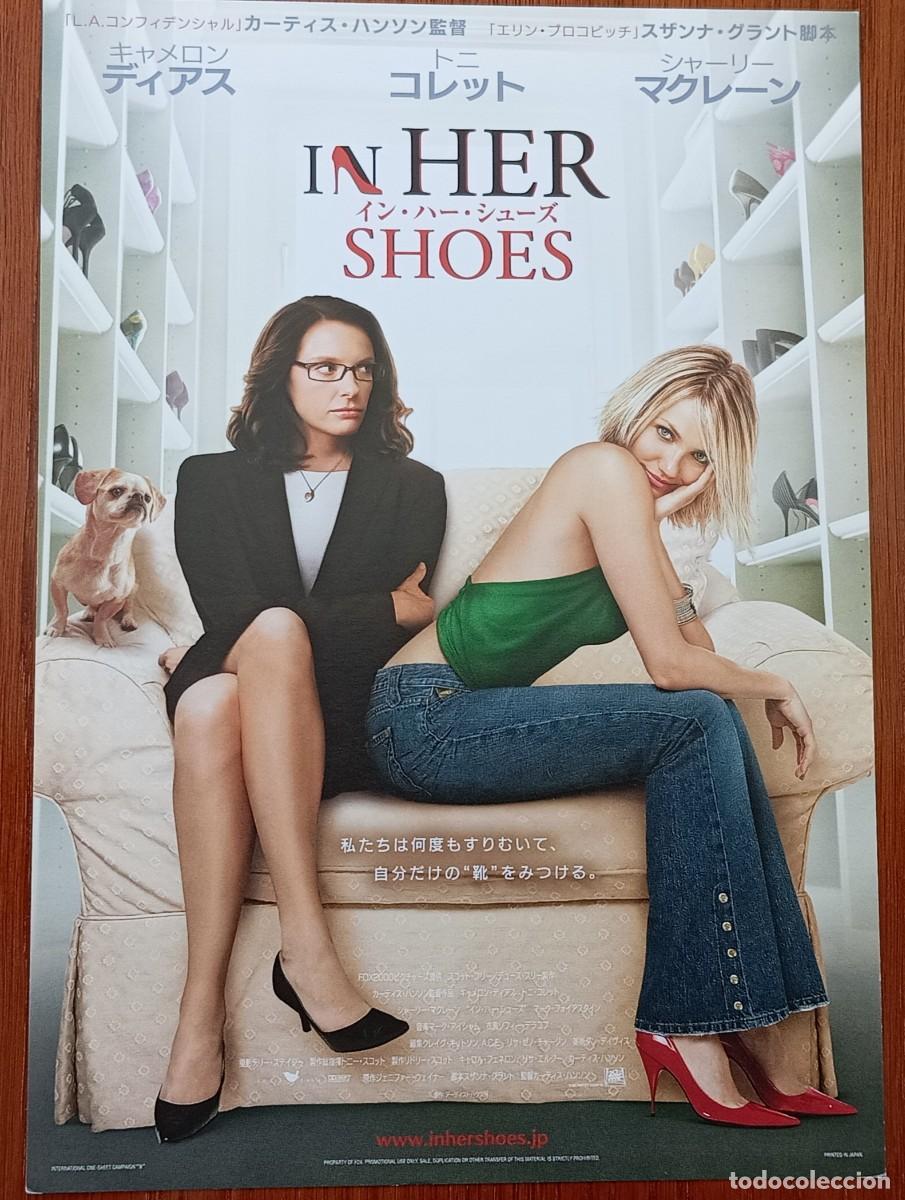 Cine: Gu&iacute;a japonesa programa de mano japon&eacute;s EN SUS ZAPATOS. Cameron Diaz, Toni Collette, Shirley MacLaine