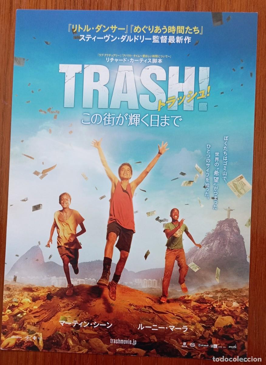 Cine: Gu&iacute;a japonesa programa de mano japon&eacute;s TRASH. Stephen Daldry, Rooney Mara, Martin Sheen, Flyer Japan