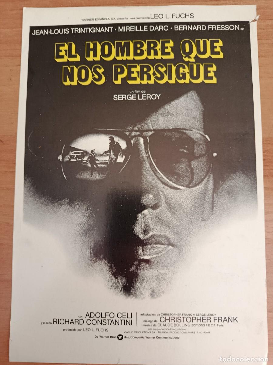 Cine: G35-- GUIA DE LA PELICULA -- EL HOMBRE QUE NOS PERSIGUE