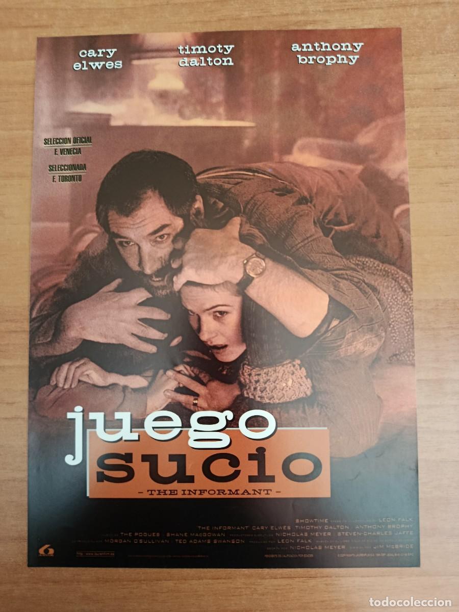 Cine: G35-- GUIA DE LA PELICULA -- JUEGO SUCIO