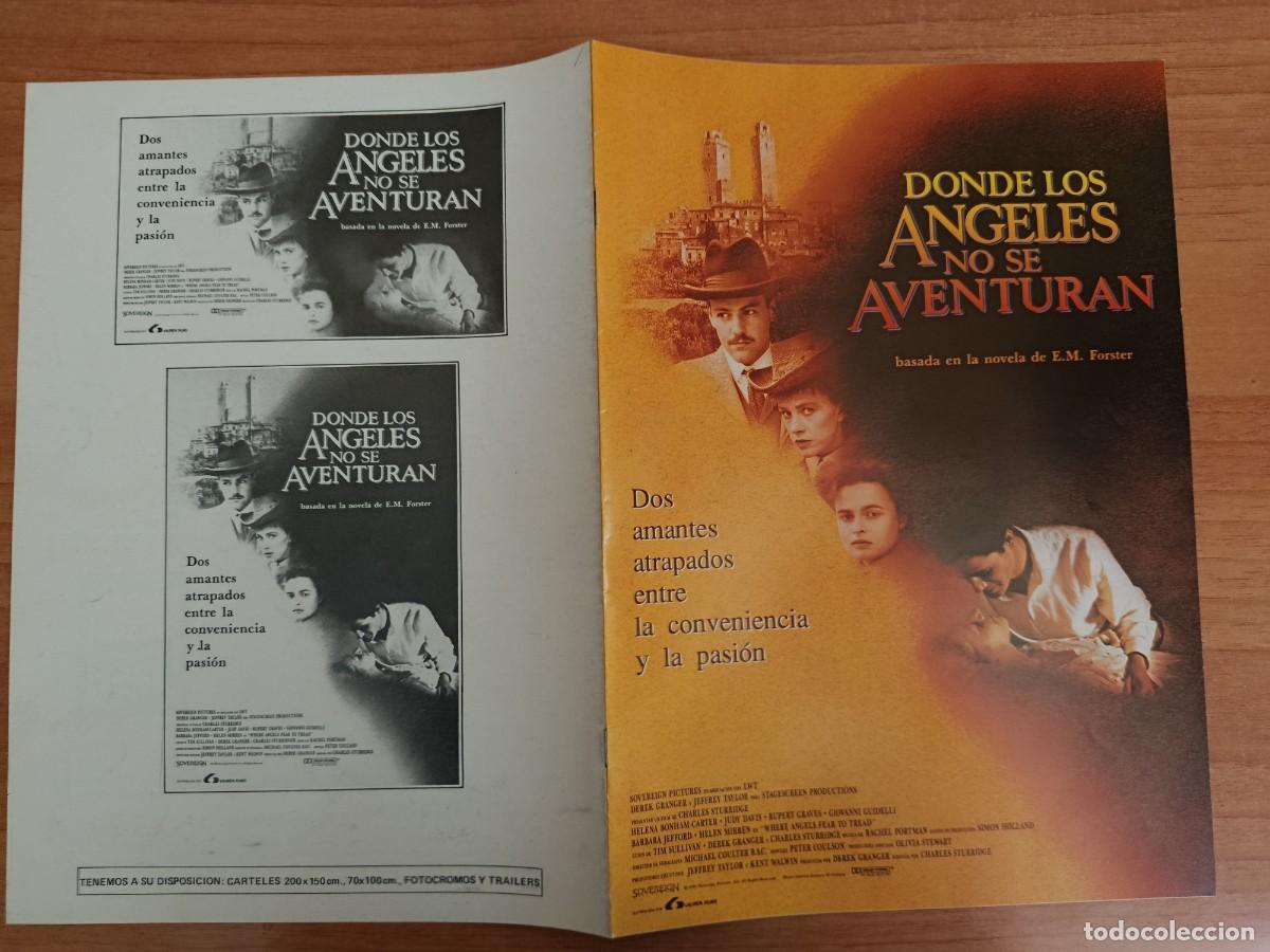 Cine: G35-- GUIA DE LA PELICULA -- DONDE LOS ANGELES NO SE AVENTURAN
