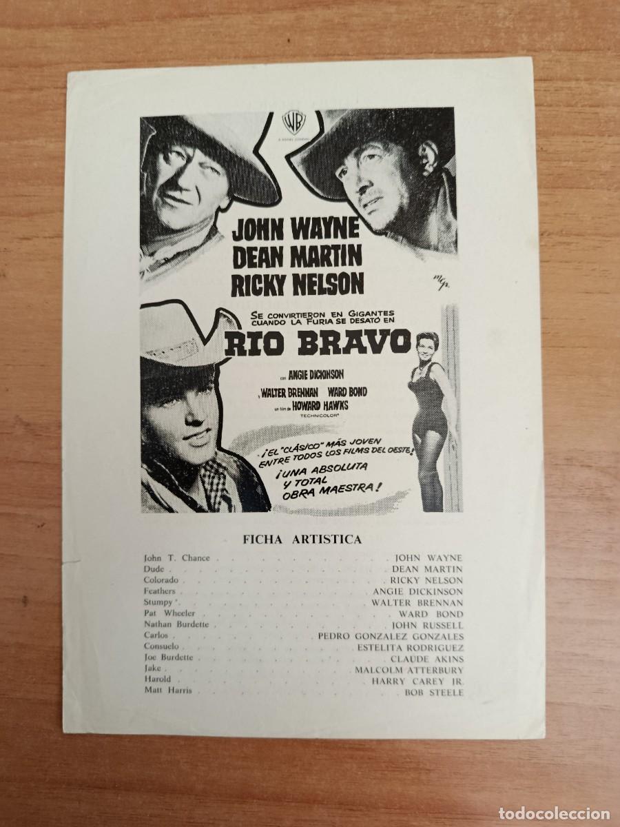 Cine: G35-- GUIA DE LA PELICULA -- RIO BRAVO