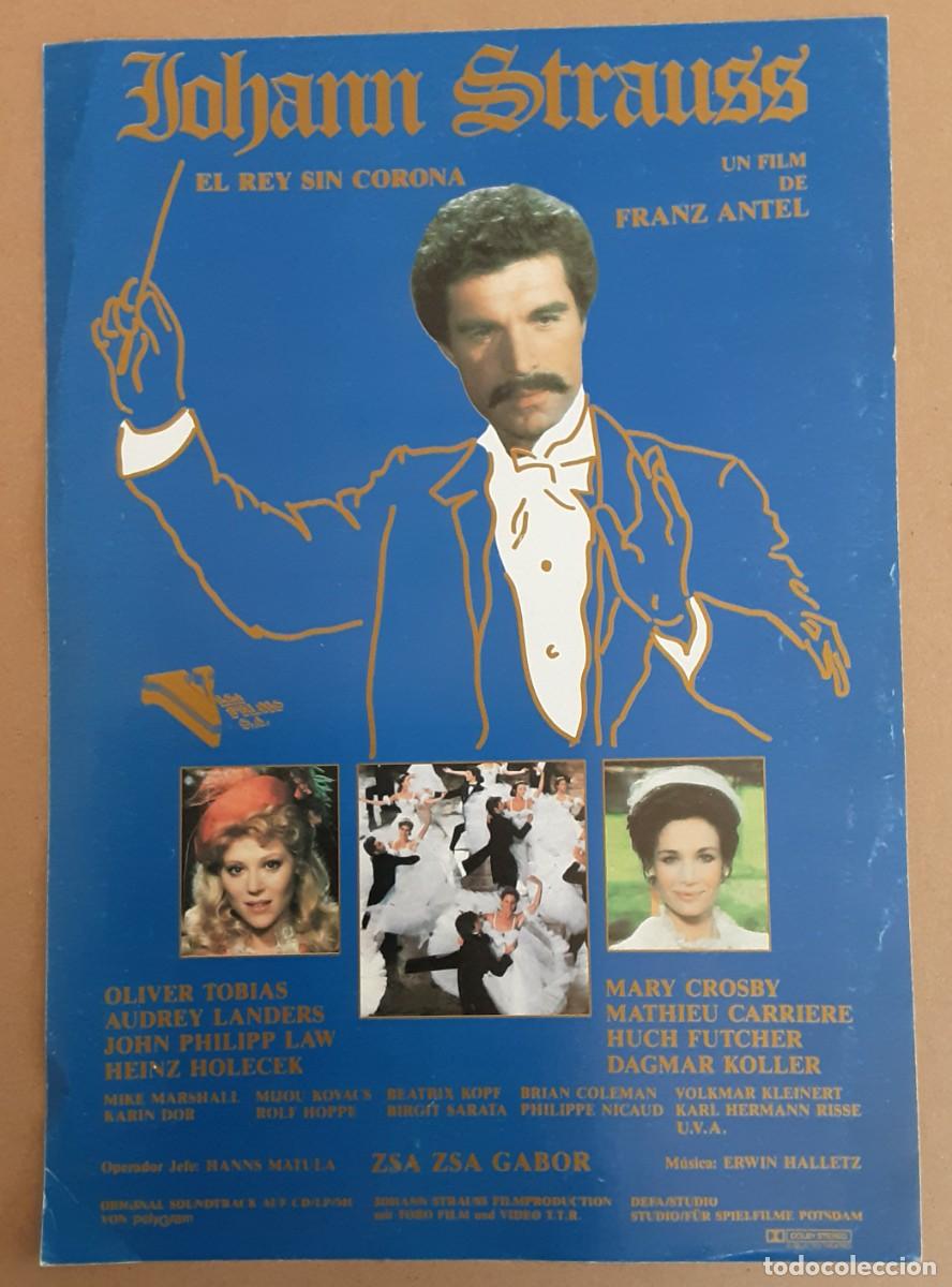 Cine: JOHANN STRAUSS EL REY SIN CORONA, OLIVER TOBIAS, MARY CROSBY, ZSA ZSA GABOR.