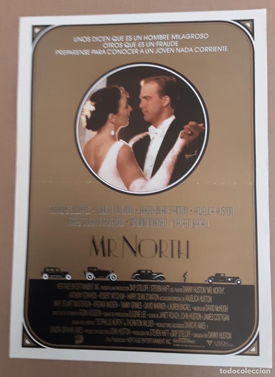 Cine: MR. NORTH, ANTHONY EDWARDS, ROBERT MITCHUM, LAUREN BACALL.