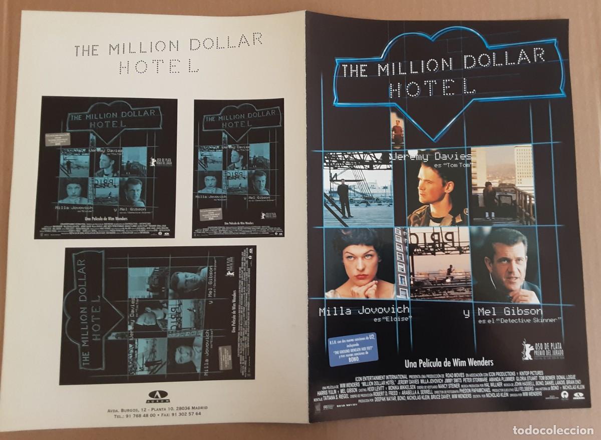 Cine: THE MILLION DOLLAR HOTEL, MEL GIBSON, JEREMY DAVIES, MILLA JOVOVICH.