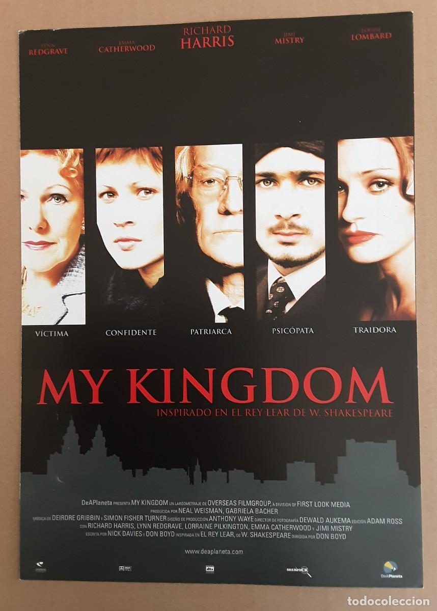 Cine: MY KINGDOM ( INSPIRADO EN EL REY LEAR DE W. SHAKESPEARE), RICHARD HARRIS, LYNN REDGRAVE.