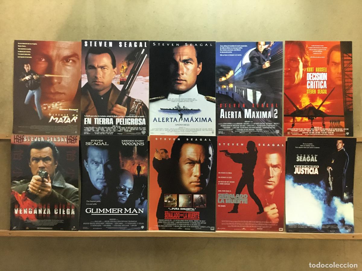 Cinema: G10266 STEVEN SEAGAL COLECCION 10 GUIAS ORIGINALES ESPA&Ntilde;OLAS