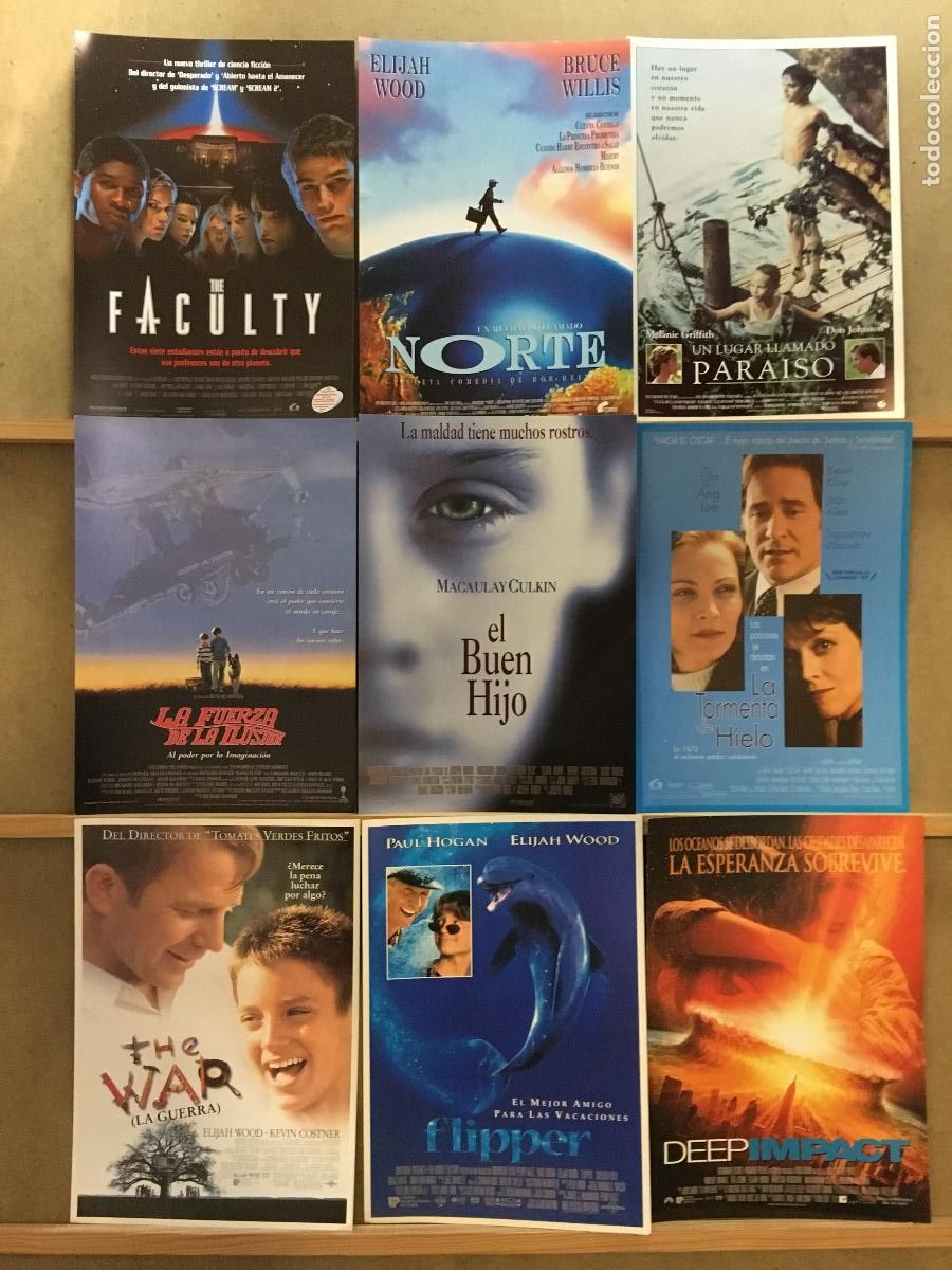 Cinema: G10269 ELIJAH WOOD COLECCION 9 GUIAS ORIGINALES ESPA&Ntilde;OLAS