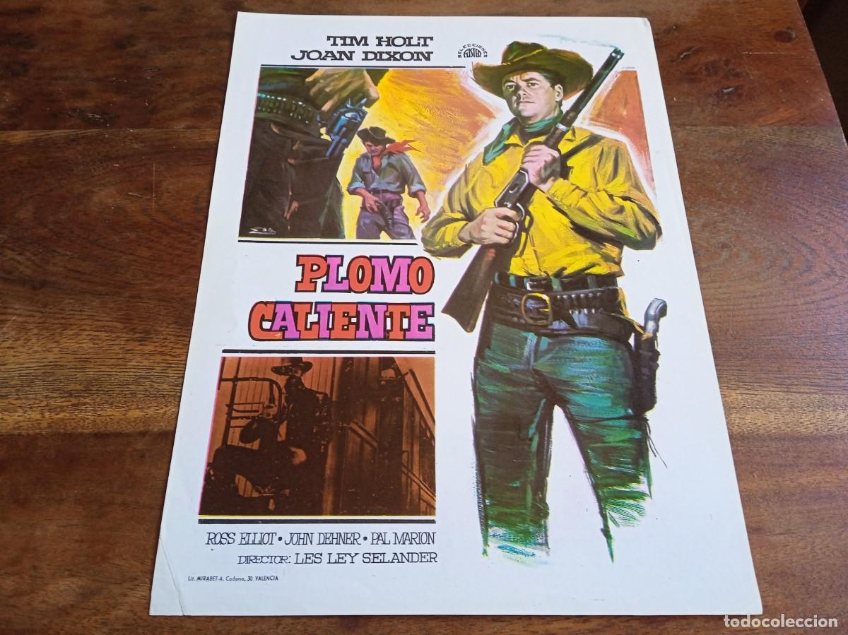 Cinema: Plomo caliente - Tim Holt, Joan Dixon, Richard Martin - Guia original S. Fuster 1968