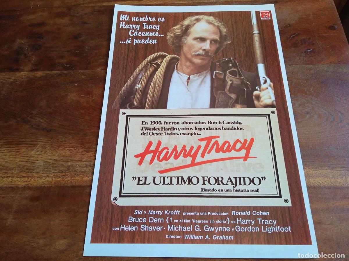 Cinema: Harry Tracy el ultimo forajido - Bruce dern, Helen Shaver, - Guia original Daga Films 1982