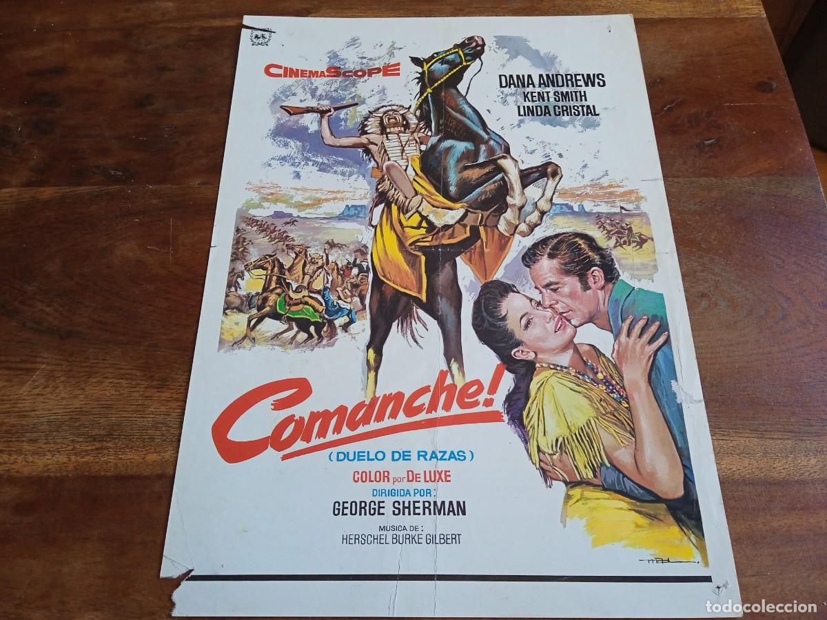 Kino: Comanche! duelo de razas - Dana Andrews, Ken Smith, Linda Cristal - Guia original Mahier 1978
