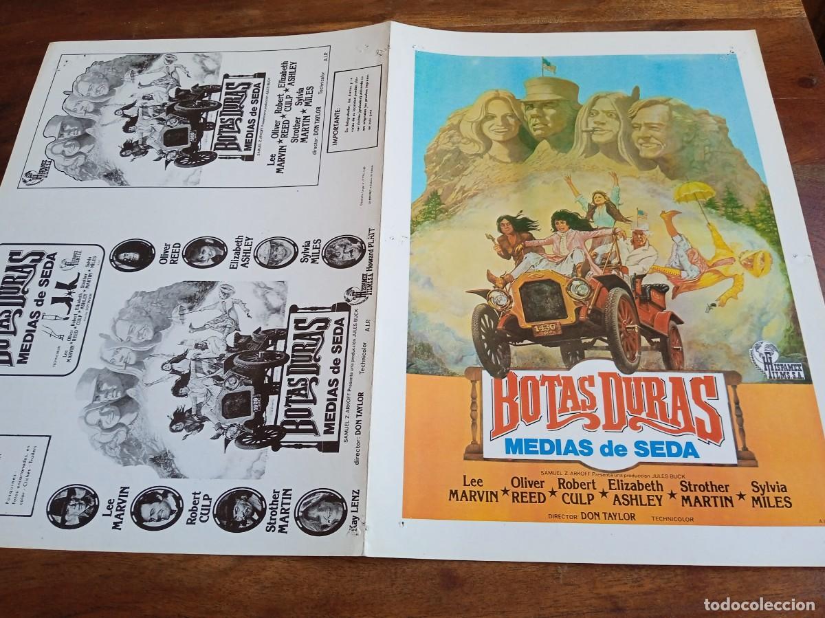 Kino: Botas duras medias de seda - Lee Marvin, Oliver Reed, Sylvia Miles - Guia original Hispamex 1977