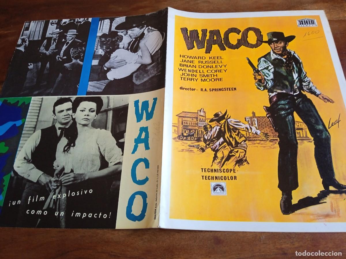 Cin&eacute;ma: Waco - Jane Russell, Howard Keel, Brian Donlevy, John Smith - Guia original Mercurio 1968