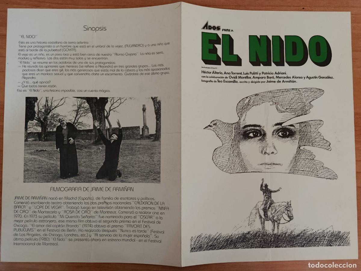 Cine: G35-- GUIA DE LA PELICULA -- EL NIDO