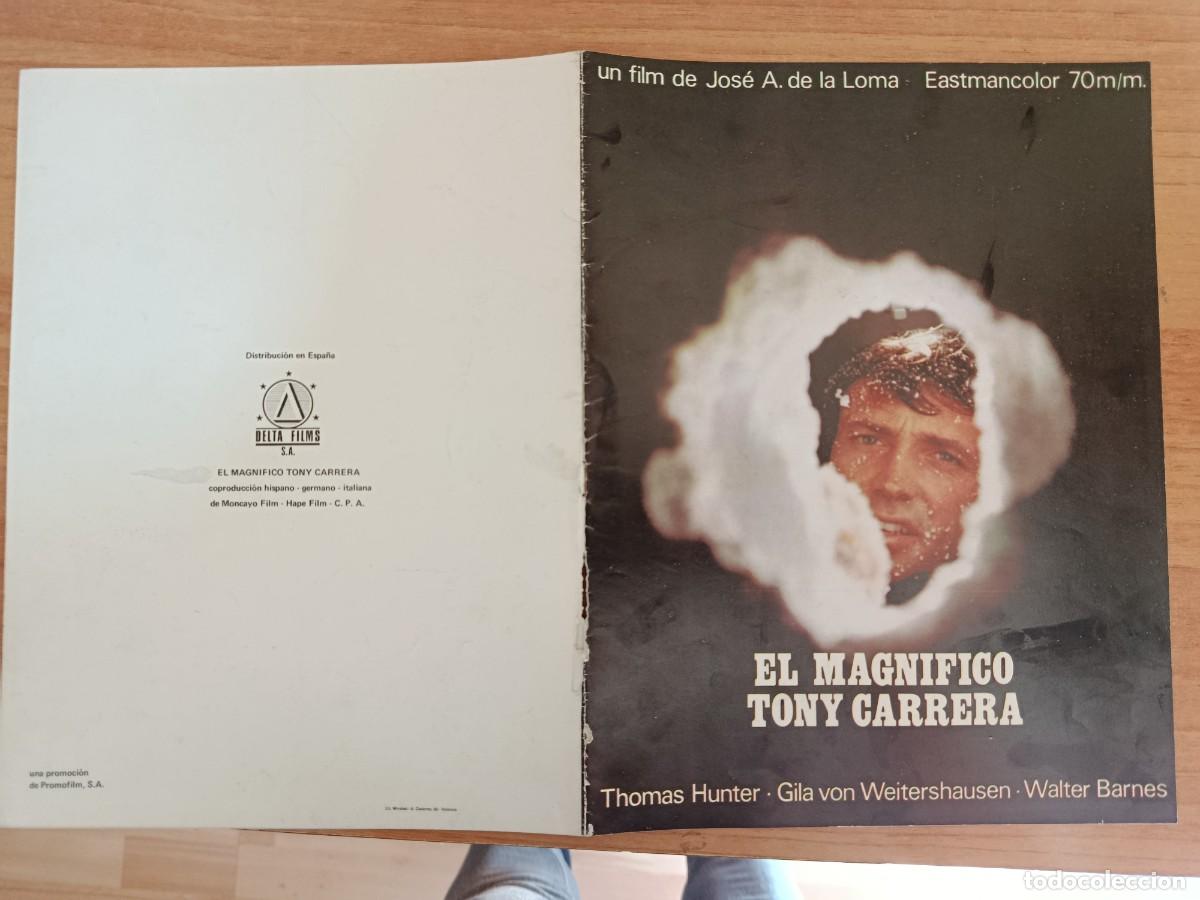 Cine: G35-- GUIA DE LA PELICULA -- EL MAGNIFICO TONY CARRERA