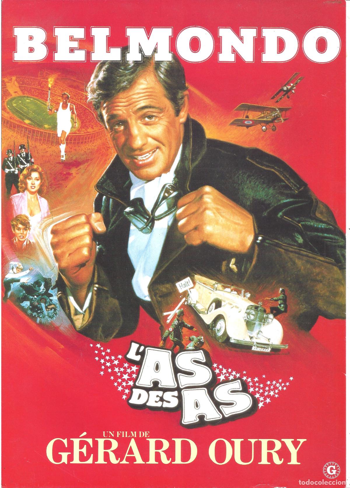 Cinema: G10283 AS DE ASES JEAN PAUL BELMONDO GUIA ORIGINAL FRANCESA h25