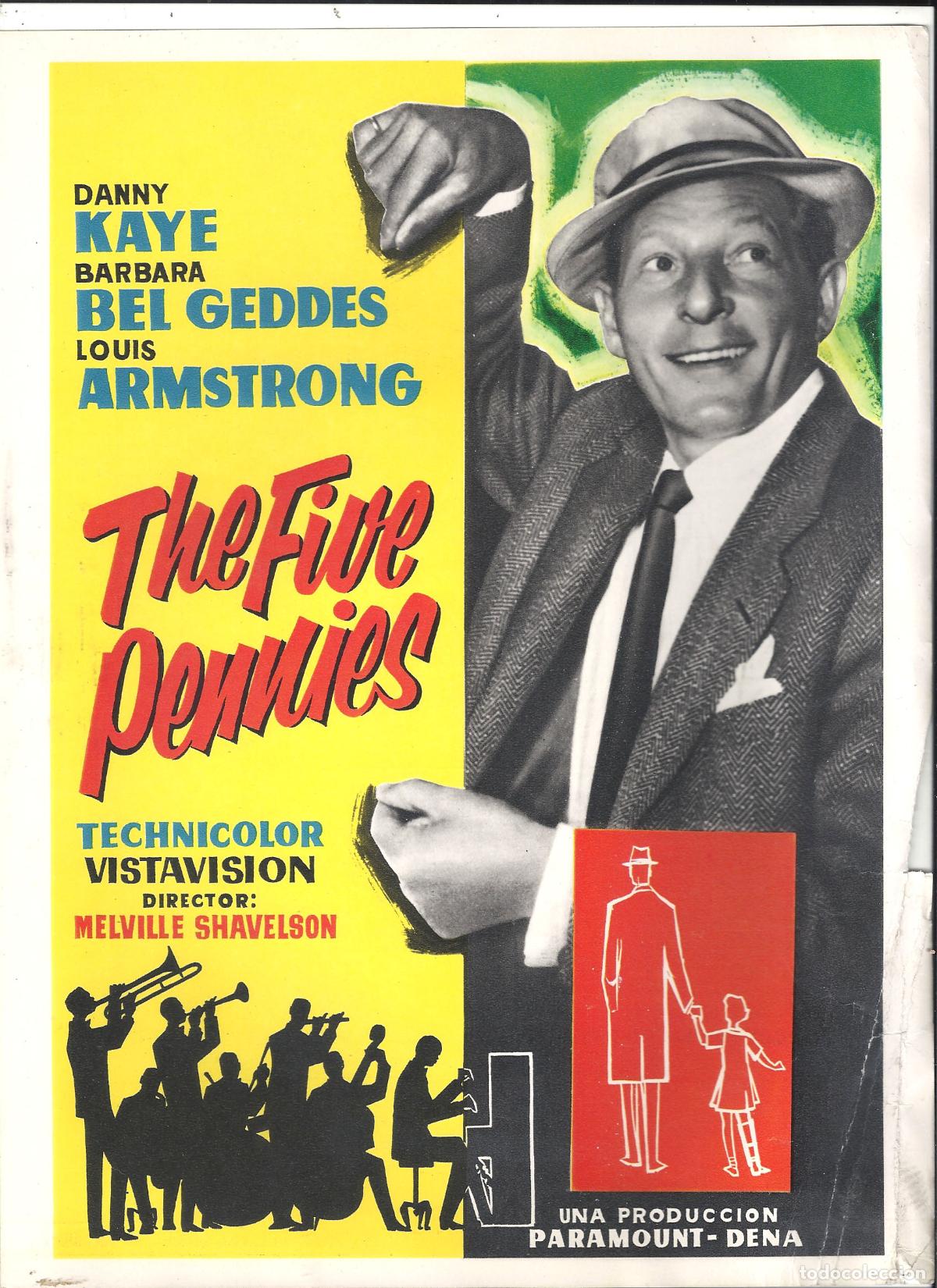 Cinema: G10286 TU MANO EN LA MIA DANNY KAYE LOUIS ARMSTRONG GUIA SENCILLA ORIGINAL MERCURIO ESTRENO