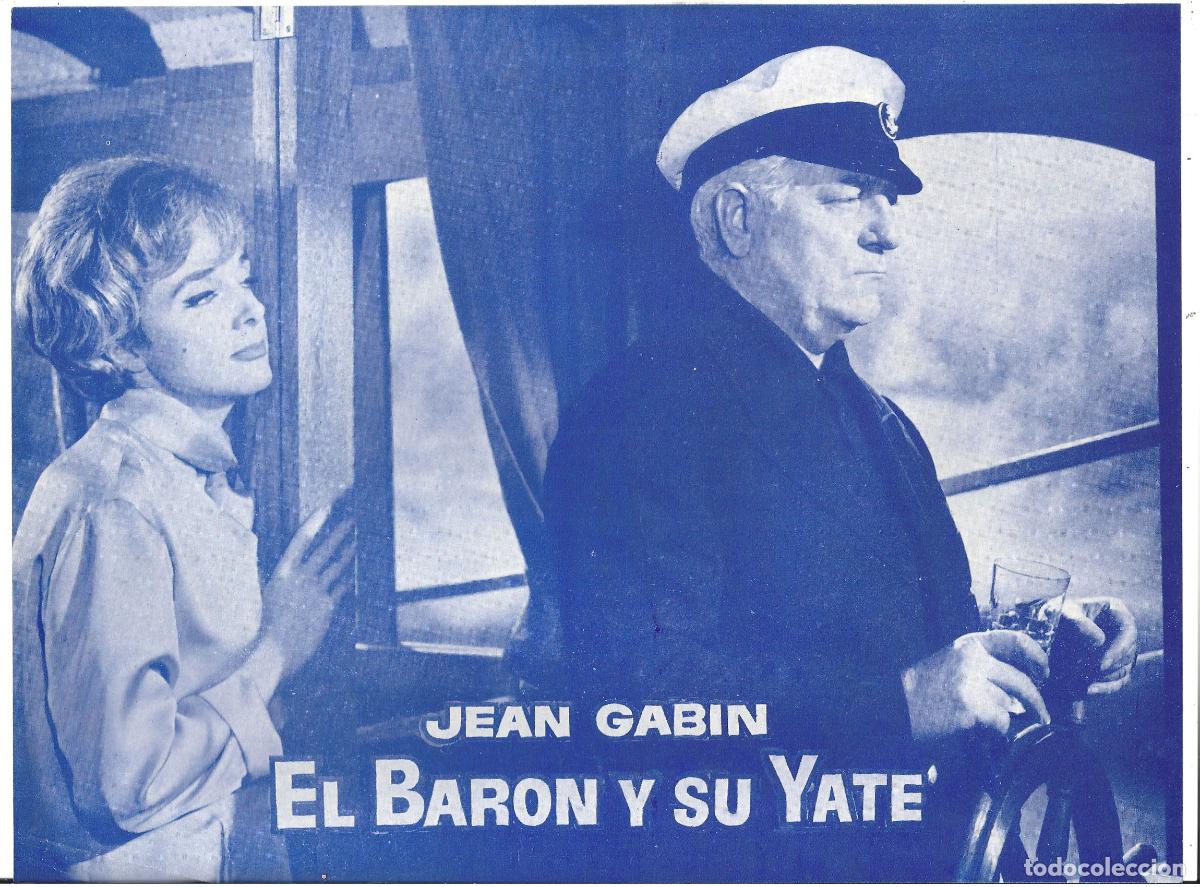 Cinema: G10287 EL BARON Y SU YATE JEAN GABIN GEORGES SIMENON GUIA ORIGINAL MUNDIAL ESTRENO