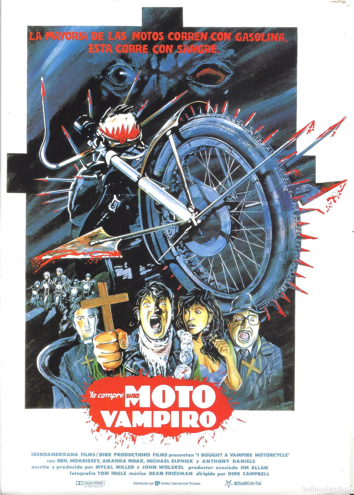 Cinema: G10294 YO COMPRE UNA MOTO VAMPIRO TERROR GUIA ORIGINAL UIP ESTRENO h1