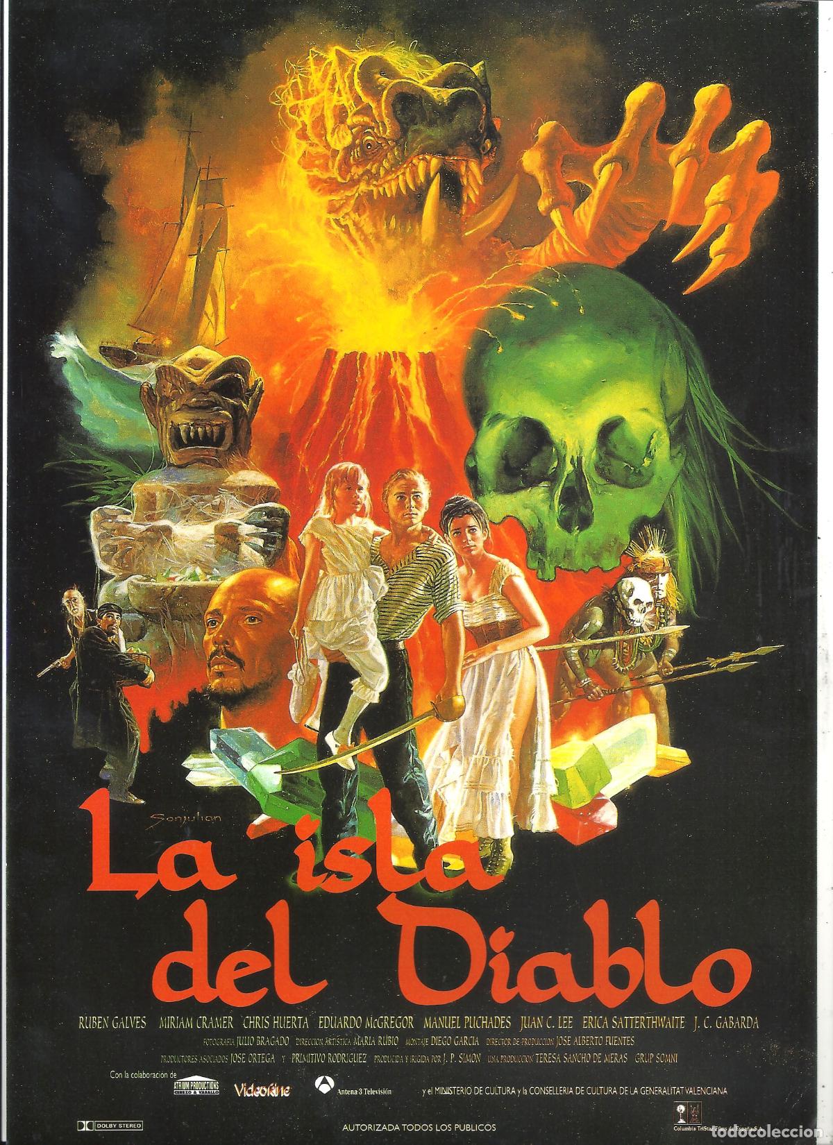 Cine: G10299 LA ISLA DEL DIABLO JUAN PIQUER SIMON SCIFI GUIA ORIGINAL ESTRENO