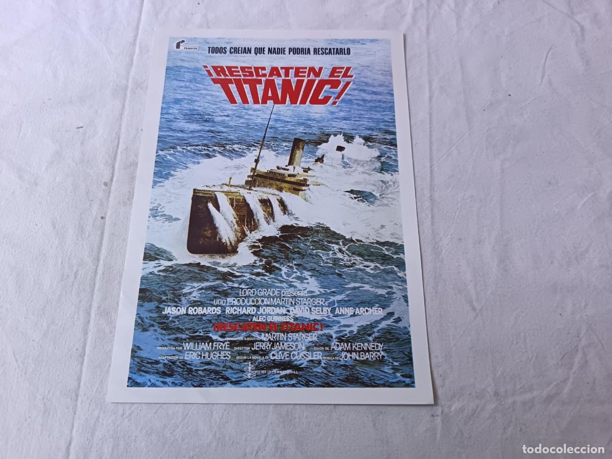 Cine: Gu&iacute;a Publicitaria de Cine, antigua o vintage, Rescaten el Titanic