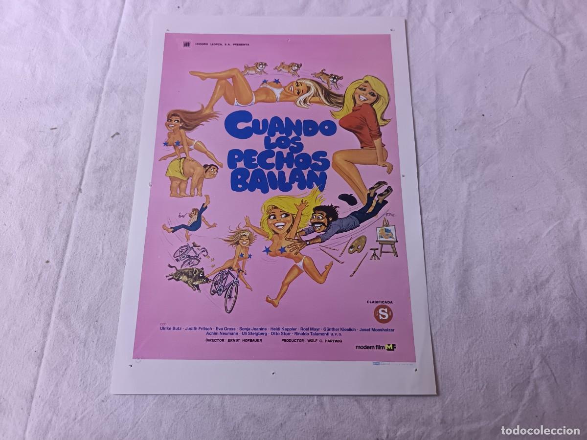 Cine: Gu&iacute;a Publicitaria de Cine, antigua o vintage, Cuando los Pechos Bailan
